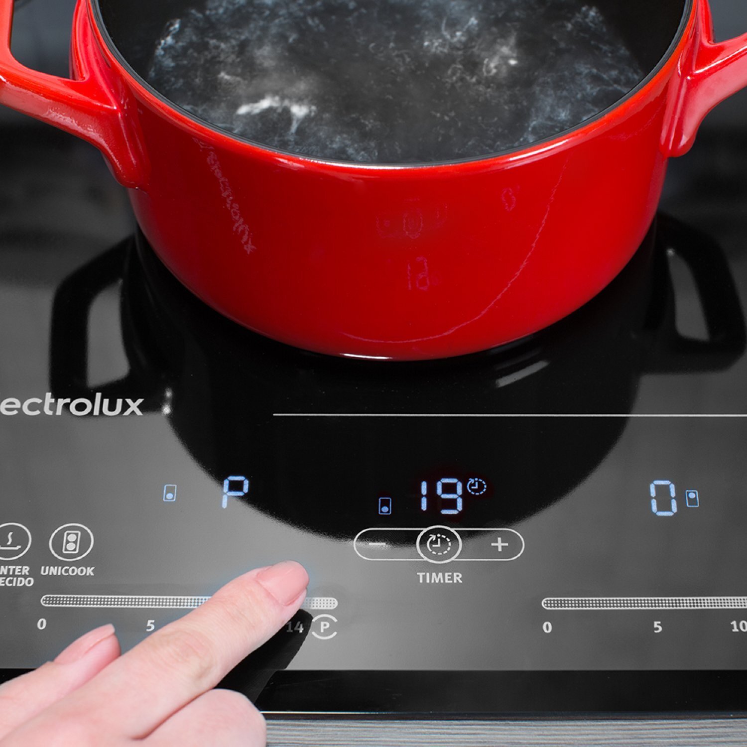 Cooktop Indução 2 Bocas Automático Dominó Electrolux 220V Preto