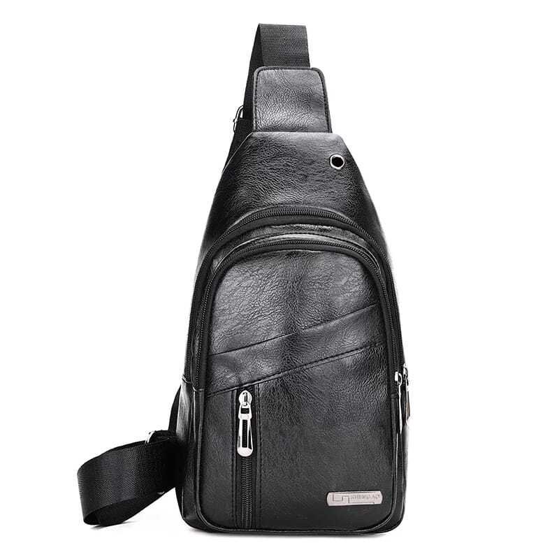 Pochete transversal couro Clearance