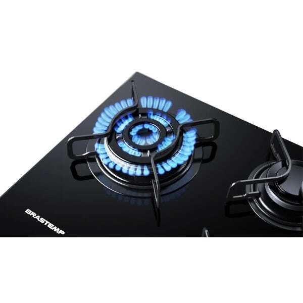 Cooktop 5 bocas Brastemp com quadrichama e timer touch BDT85AE Preto