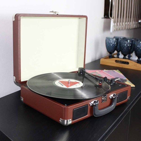 Vitrola Toca Discos de Vinil com