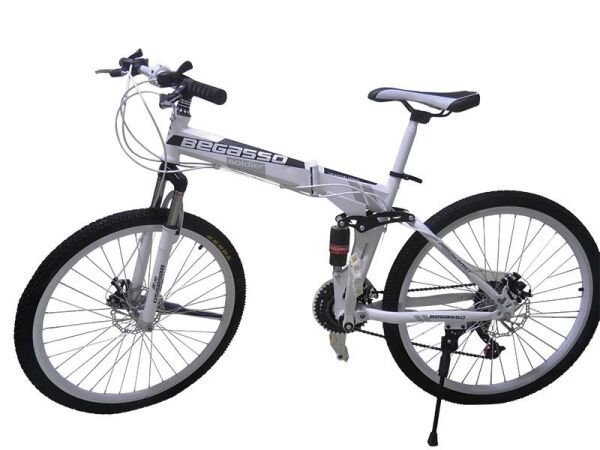 Bicicleta Dobravel Branco 21 Marchas Aro 26 Freio Disco (BSL-BIC-1) Menor preço em Bicicleta Dobravel Branco 21 Marchas Aro 26 Freio Disco (BSL-BIC-1)
