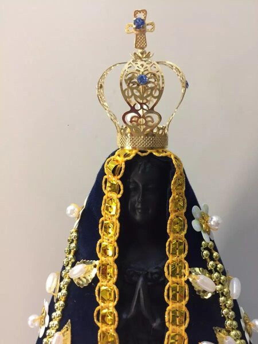 Nossa Senhora Aparecida Imagem Resina Réplica da Original | MadeiraMadeira