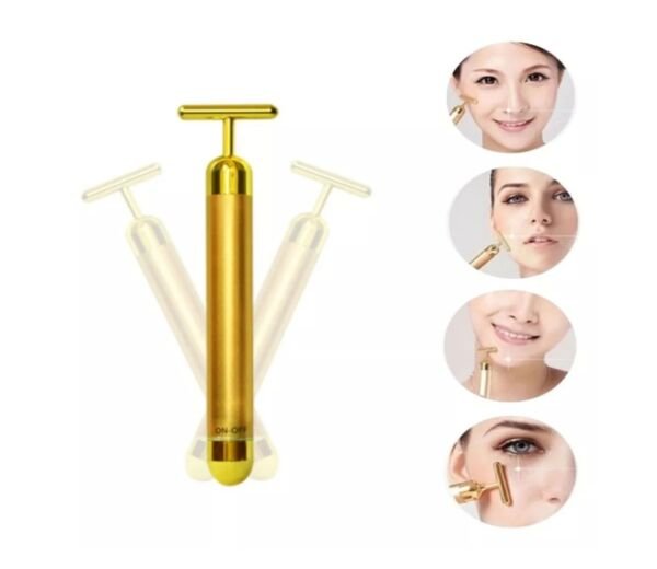 Massageador facial dourado Clearance