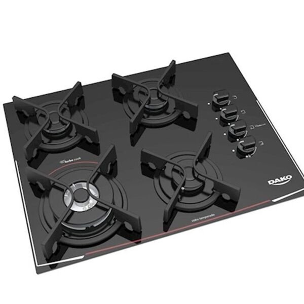 Cooktop Dako Glass 4 Bocas Vidro Preto Tripla Chama Bivolt é ruim? Cooktop Dako Glass 4 Bocas Vidro Preto Tripla Chama Bivolt é boa?