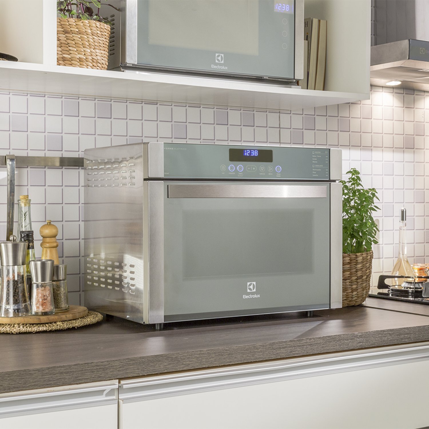 Forno Elétrico de Bancada Touch 44L FX54T Electrolux 110V Inox ...