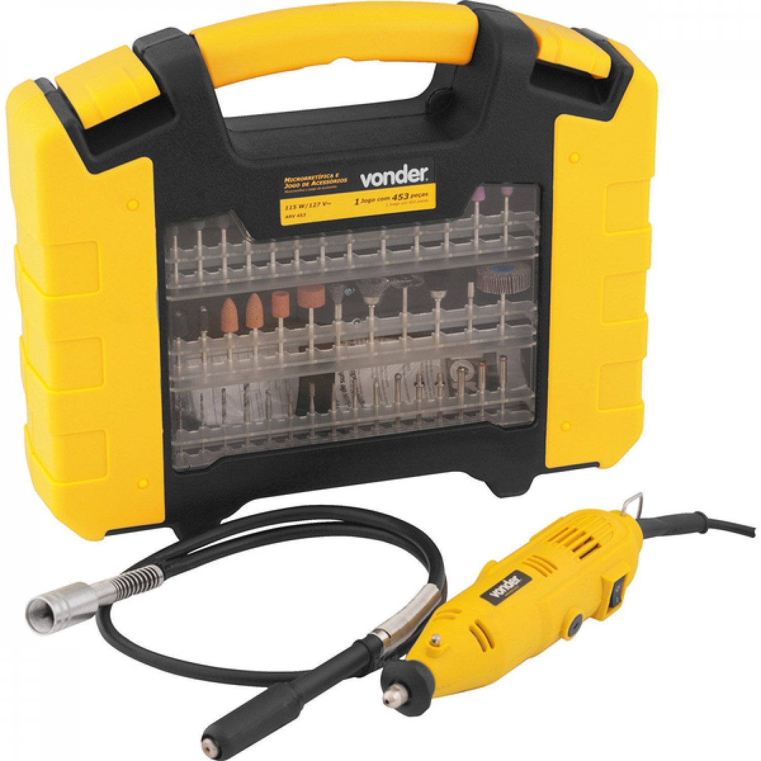 Menor preço em Micro Retífica com Acessórios ARV 453 Vonder 127V