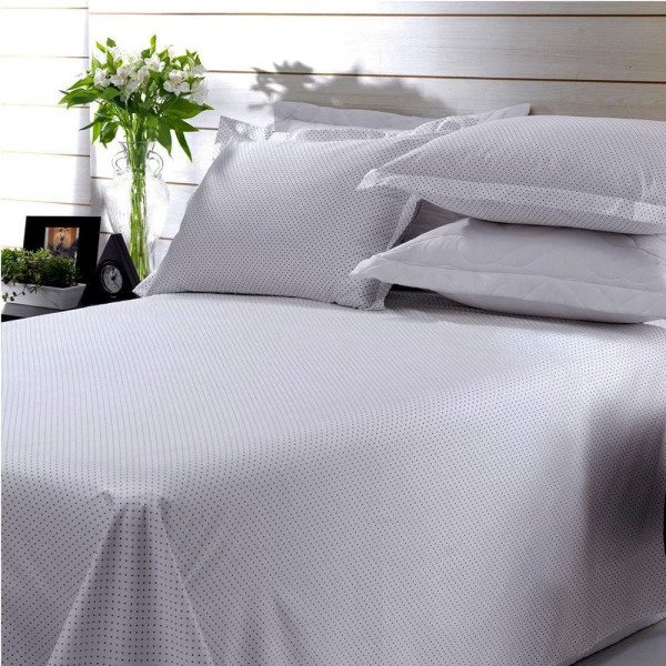 Lençol Avulso Estampado com Elástico Casal All Design - Altenburg - Mini Branco Menor preço em Lençol Avulso Estampado com Elástico Casal All Design - Altenburg - Mini Branco