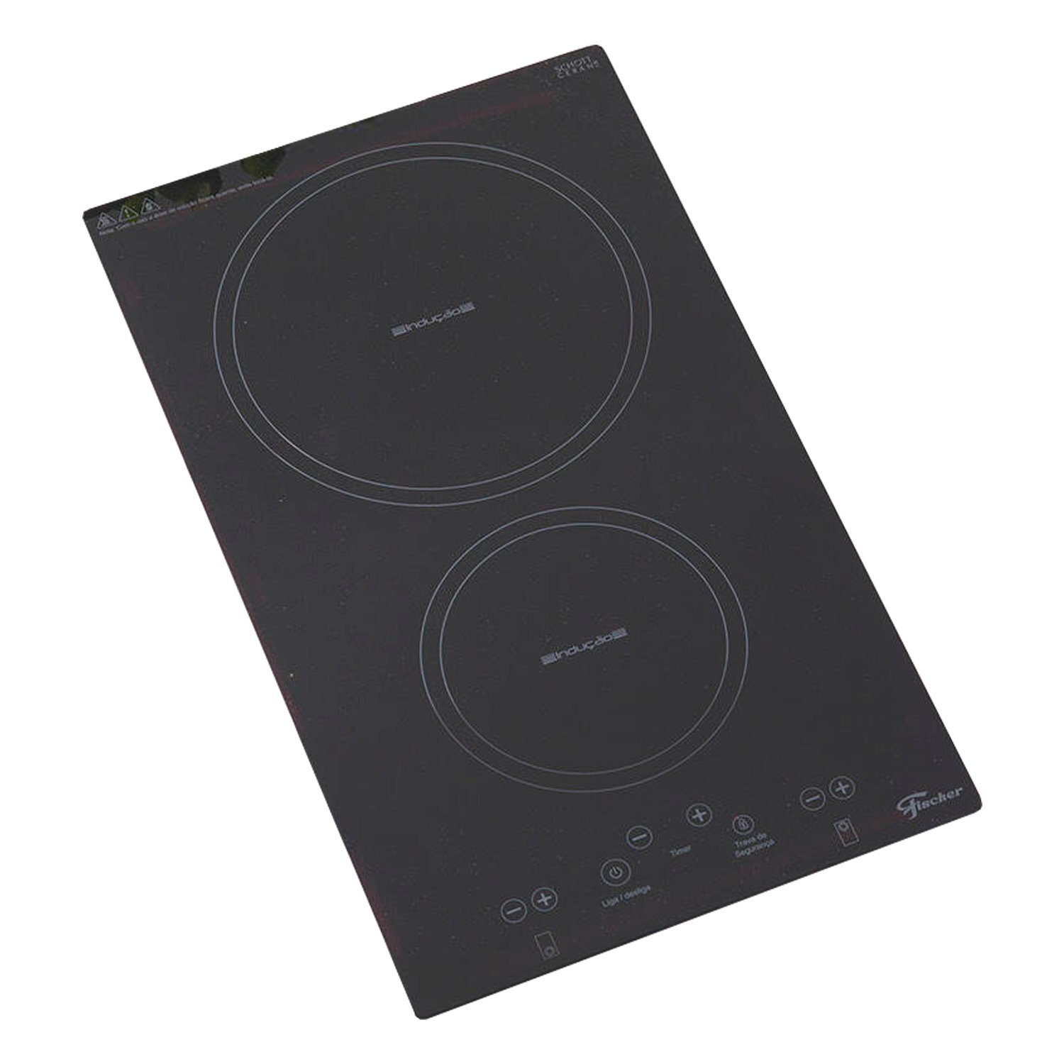 Cooktop Indução 2 Bocas Mesa Vitrocerâmica 220V Fischer Preto