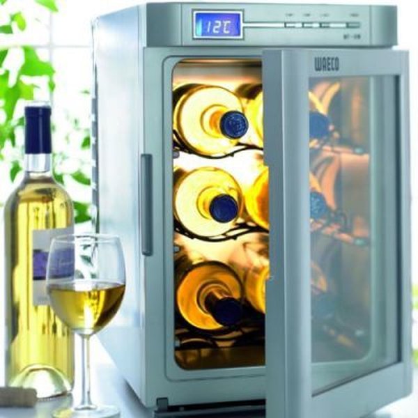Adega Climatizada para 6 Garrafas Mf6W Prata Waeco com Luz Interna ...