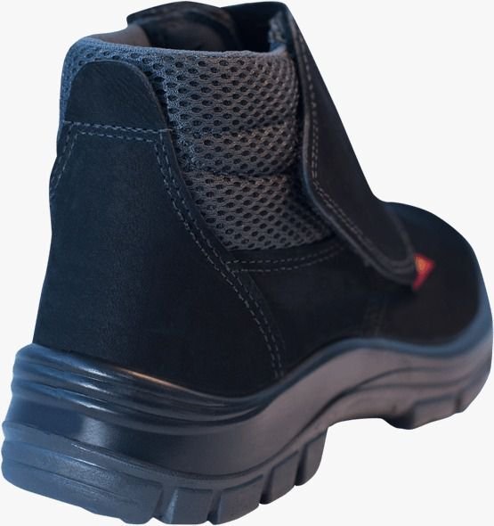 botina de segurança nobuck preta