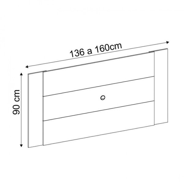 Painel para TV até 50 Polegadas Viena Móveis Leão Terrarum Acácia ...