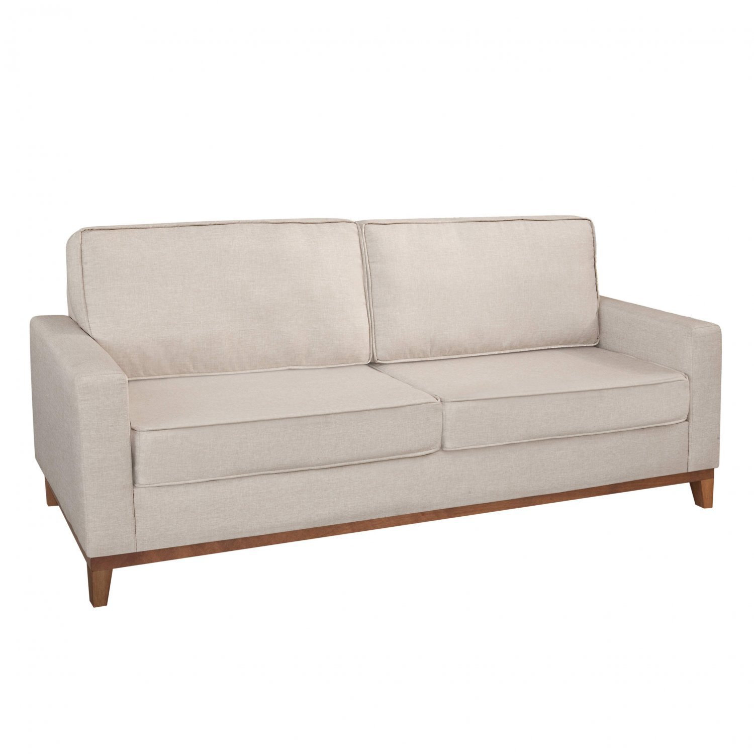 Sofá Dubai Living Siena Móveis Bege MadeiraMadeira