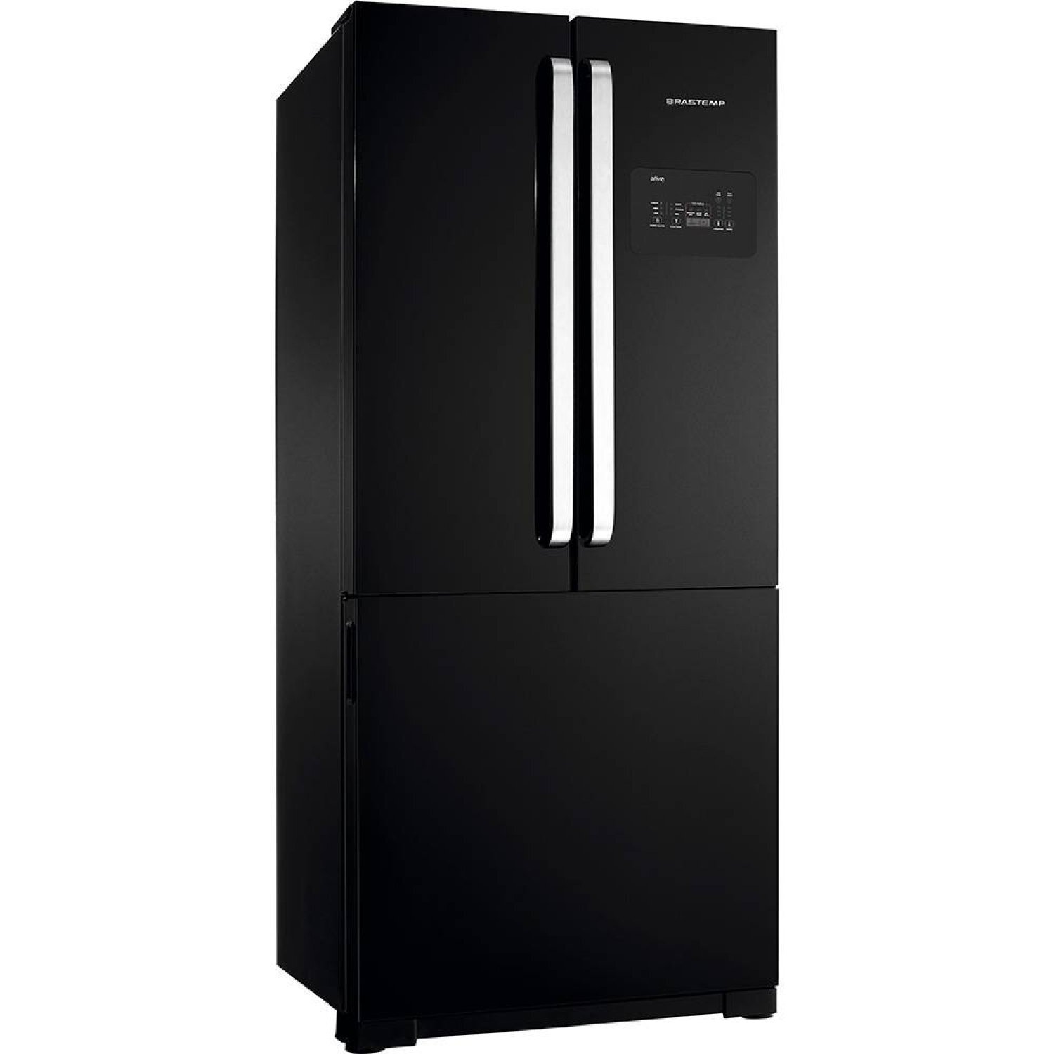 Geladeira Brastemp Frost Free Side by Side Inverse 540L Black 220V