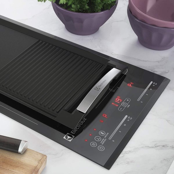 Cooktop Indução 2 Bocas Automático Dominó Electrolux 220V Preto