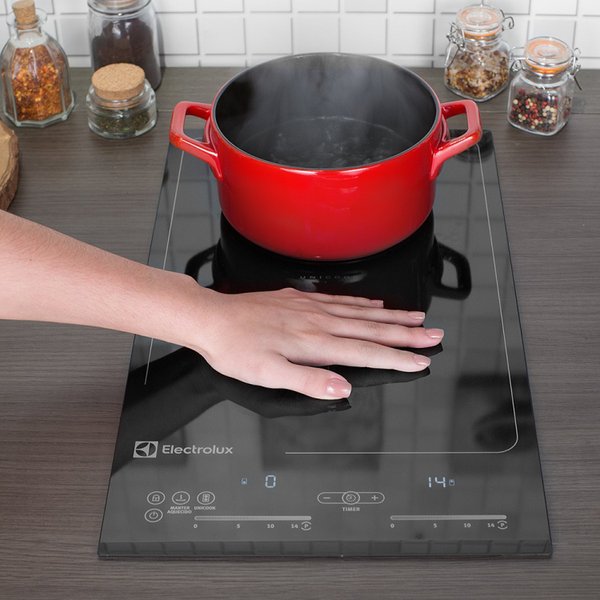 Cooktop Indução 2 Bocas Automático Dominó Electrolux 220V Preto
