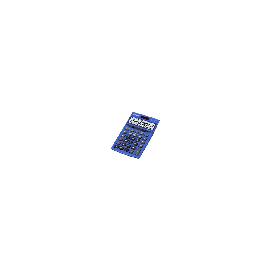 Calculadora De Mesa Casio Jf 0tv Azul Solar E Bateria Madeiramadeira