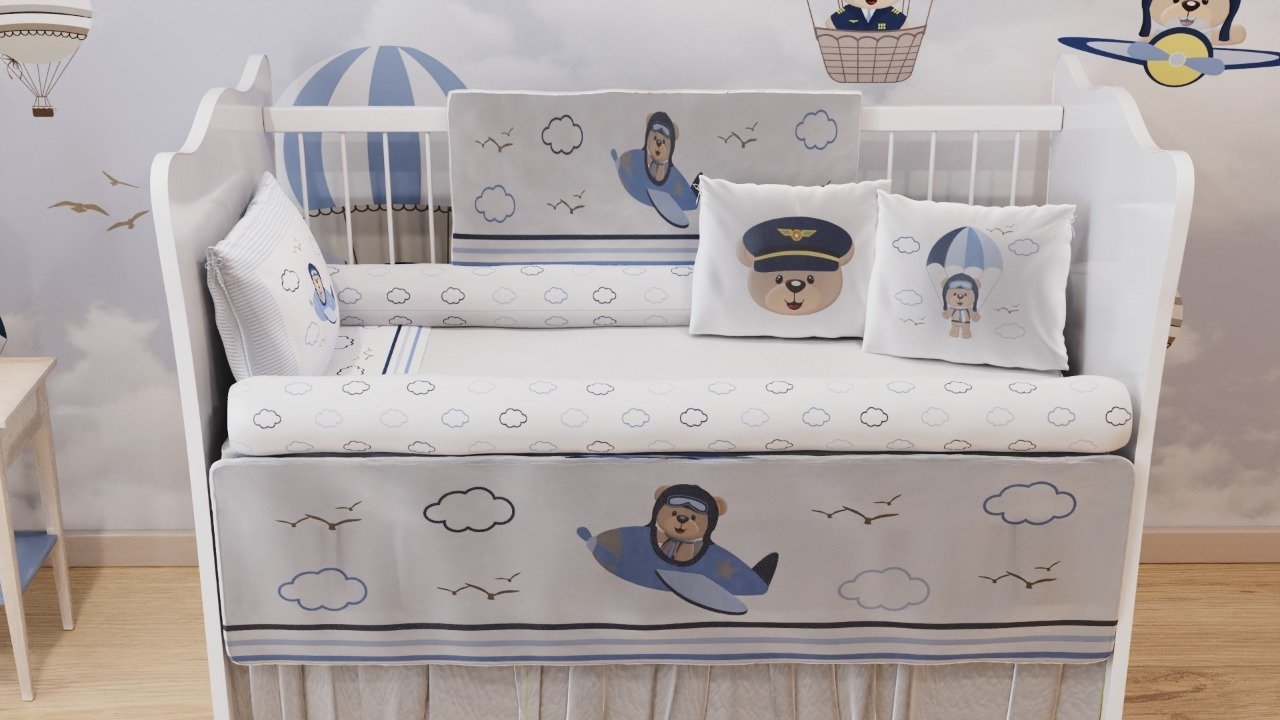 Enxoval ursinho aviador Clearance