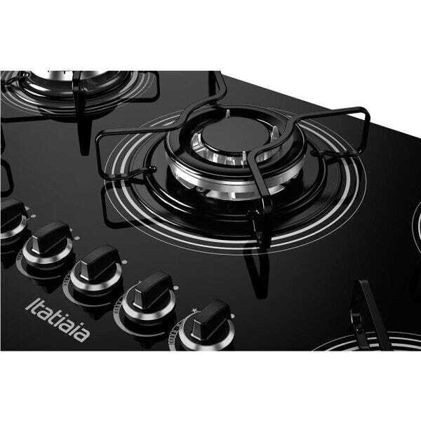Cooktop Itatiaia 5 Bocas Tripla Chama Acendimento Super Automático
