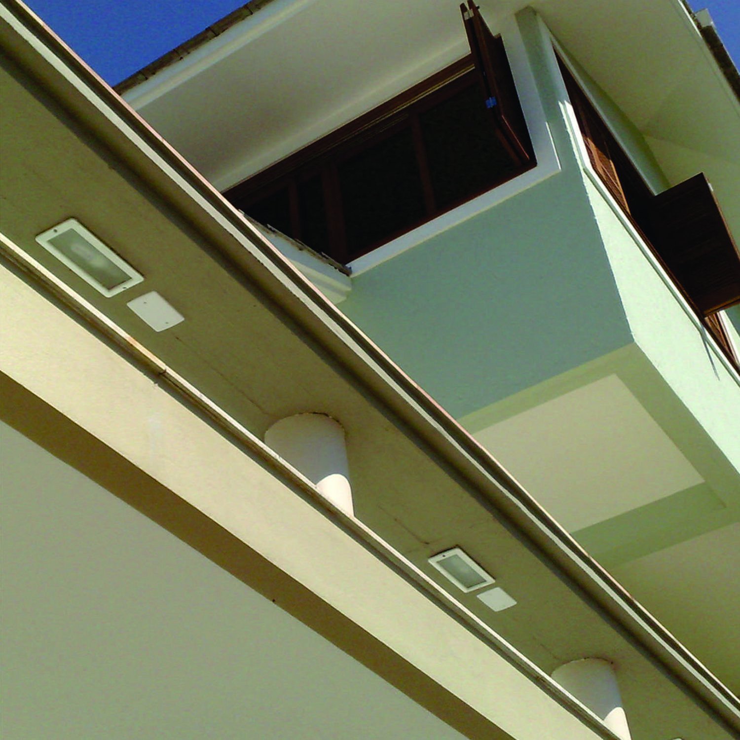 Luminária Externa Embutida sem Grade Germany Branco MadeiraMadeira