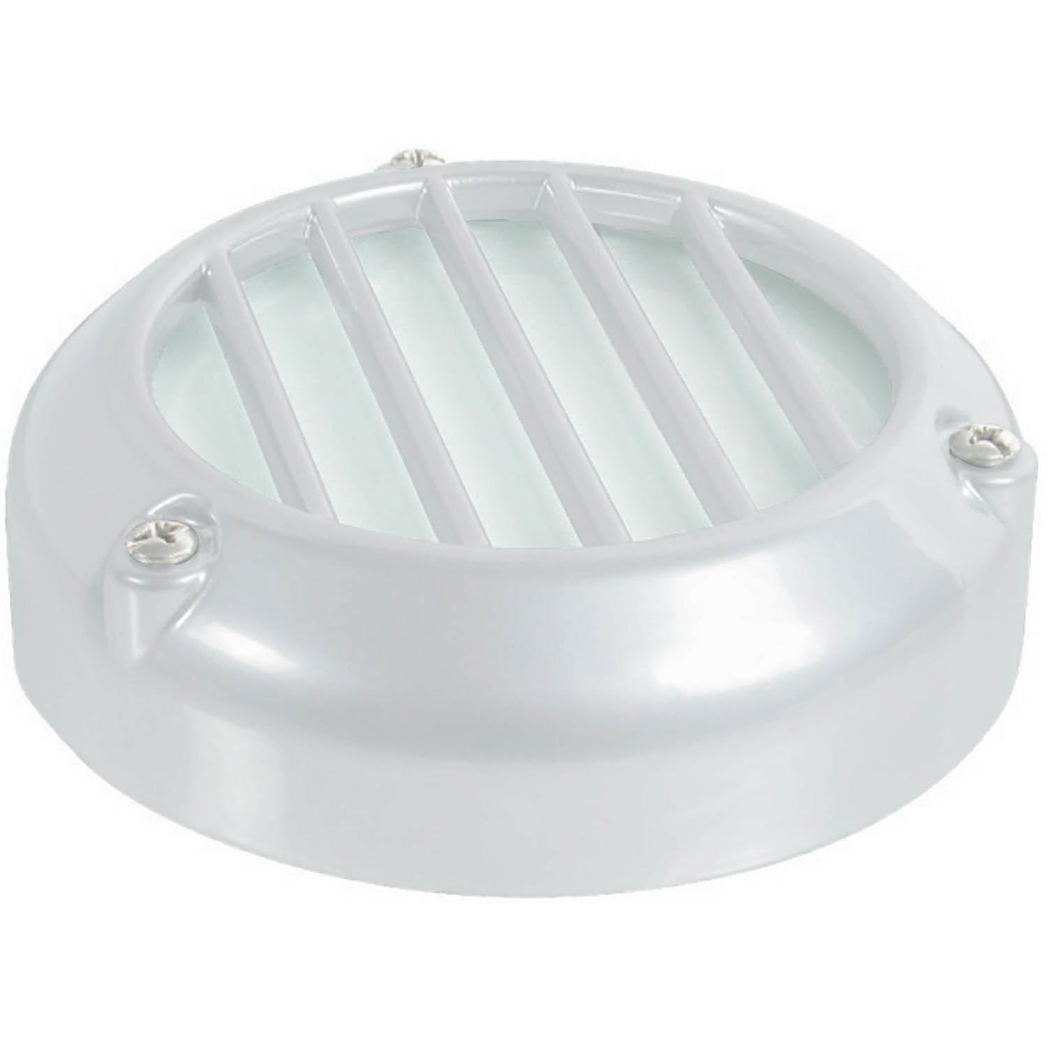 Luminária Externa Sobrepor Hamburgo com Grade Germany Branco MadeiraMadeira