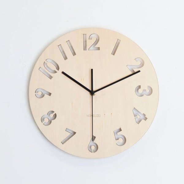 Relógio mdf cru Clearance