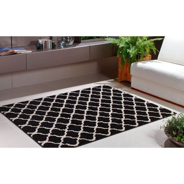 Menor preço em Tapete para Sala 200 x 250 cm Art Black e White Desenho 03 Oasis