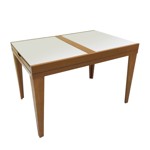 Mesa Paris 1 20 X 0 80 Cm Fechada 1 80 X 0 80 Cm Aberta Mel Off White mesa-paris-1-20-x-0-80-cm-fechada-1-80-x-0-80-cm-aberta-mel-off-white