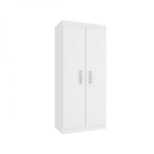 Armário 2 Portas Utilitários Espresso Móveis Branco TX/Branco TX