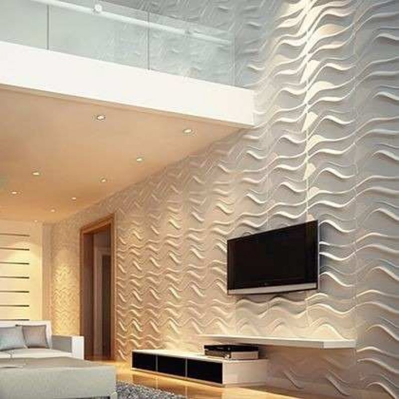 Revestimento Parede Alto Relevo Painel 3d Comacina M2 | MadeiraMadeira