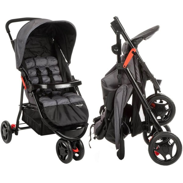 Carrinho De Passeio Com 3 Rodas Reclinável De 0 a 15 Kg Delta Voyage ...