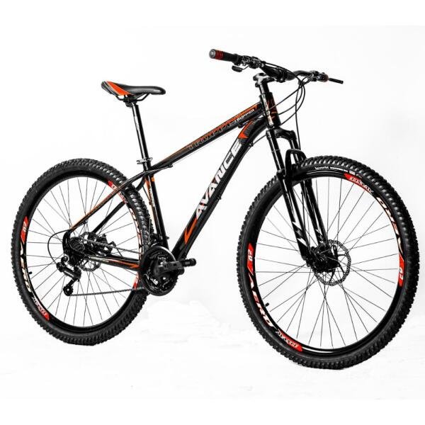 Bicicleta aro 29 avance 21 marchas câmbios shimano disco mecânico Clearance