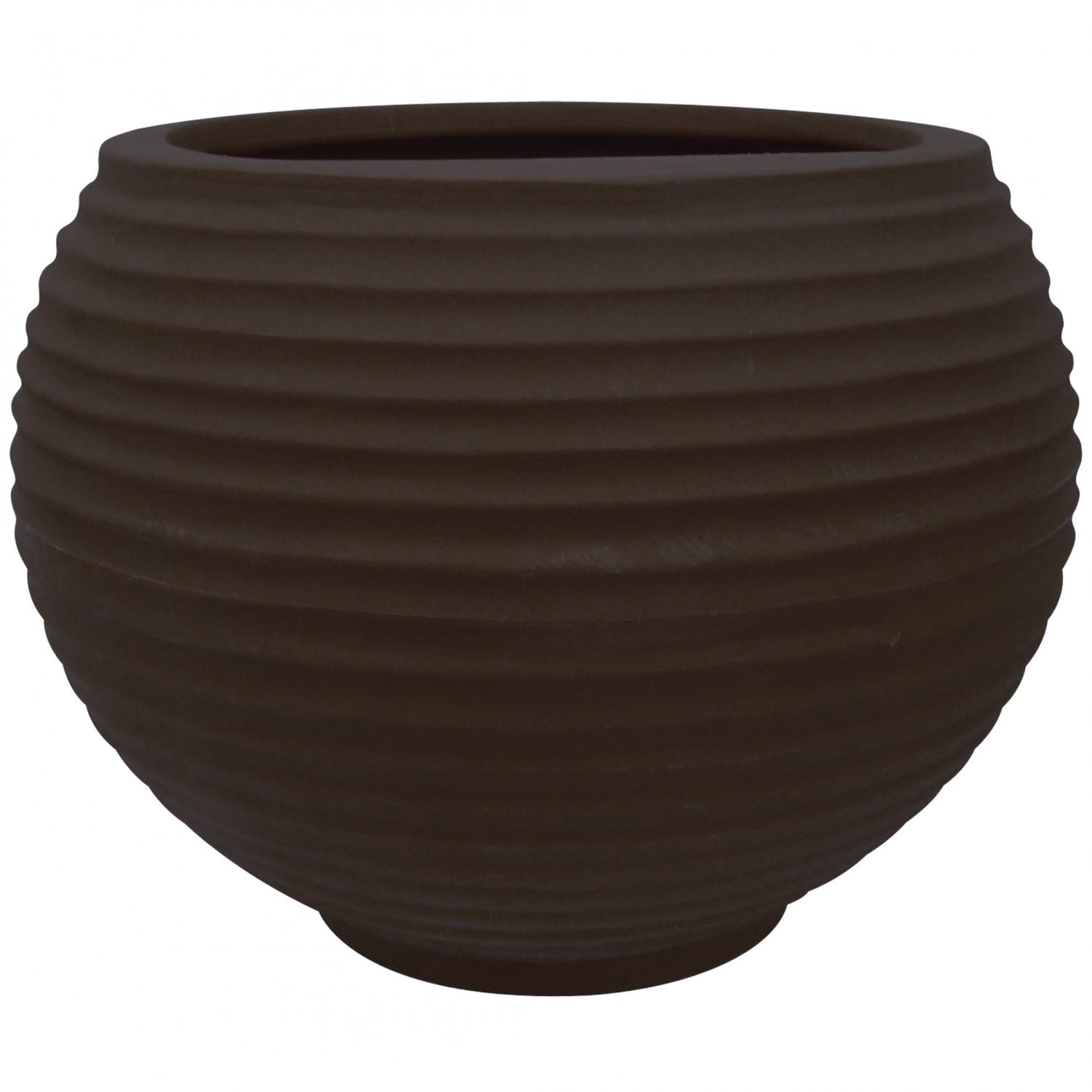 Vaso para Plantas Redondo em Polietileno 34 Esfera Latticce 27cmx23cm Japi Café Menor preço em Vaso para Plantas Redondo em Polietileno 34 Esfera Latticce 27cmx23cm Japi Café