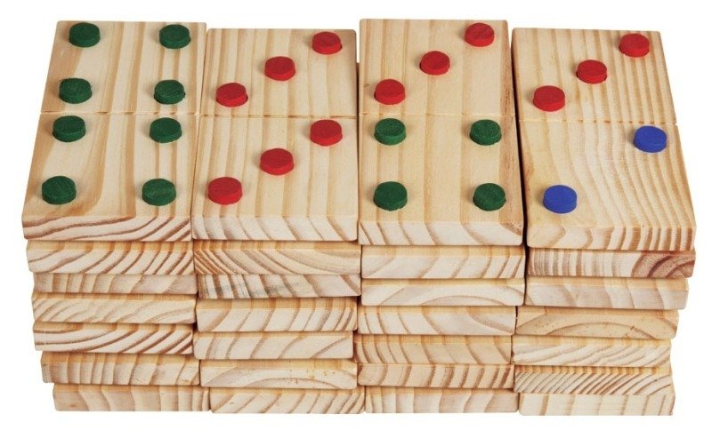 Domino gigante de madeira Clearance