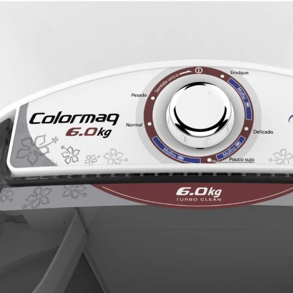 Lavadora Semiautomática 6kg Colormaq 220V Branco | MadeiraMadeira
