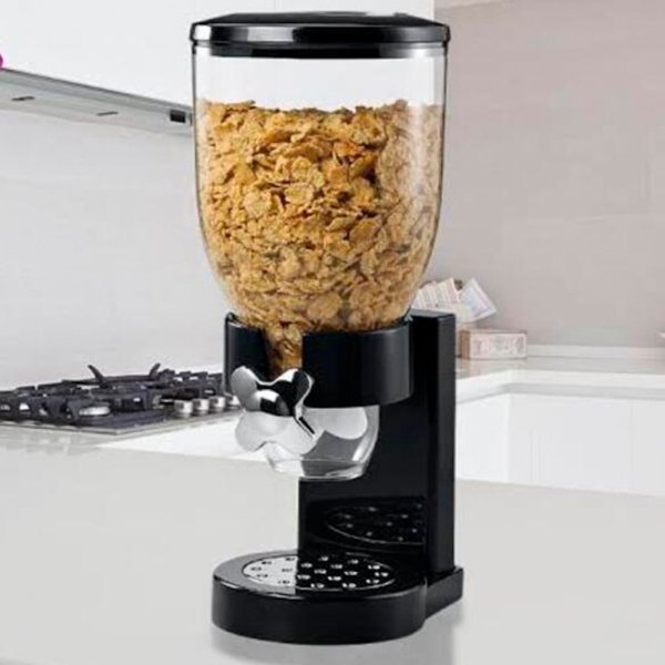 Dispenser Cereais Porta Mantimentos Hermético Mesa Kangur ÚNICA