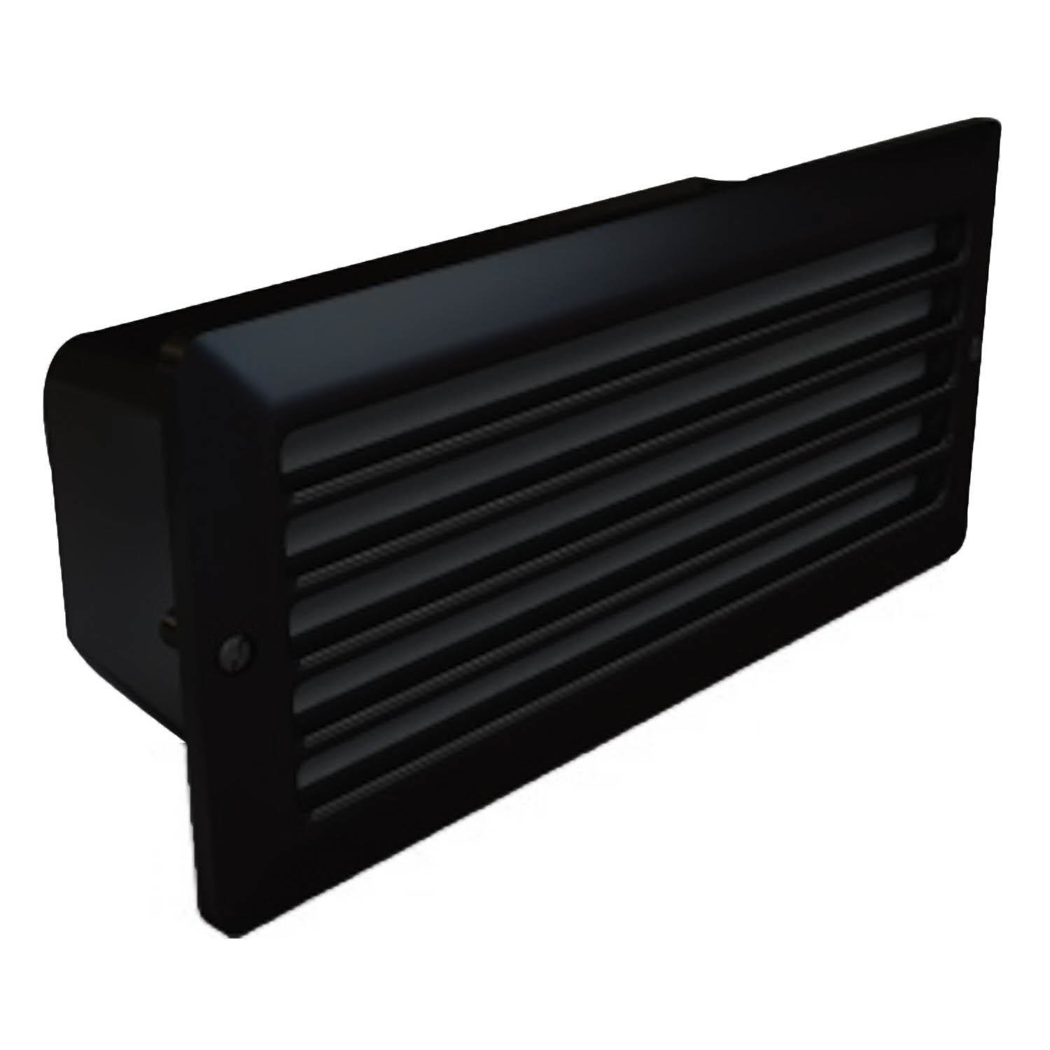 Luminária Externa Embutida com Grade Inclinada Germany Preto