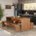 Conjunto Mesa e 2 Bancos Festivo Life Espresso Móveis Conjunto Mesa e 2 Bancos Festivo Life Espresso Móveis