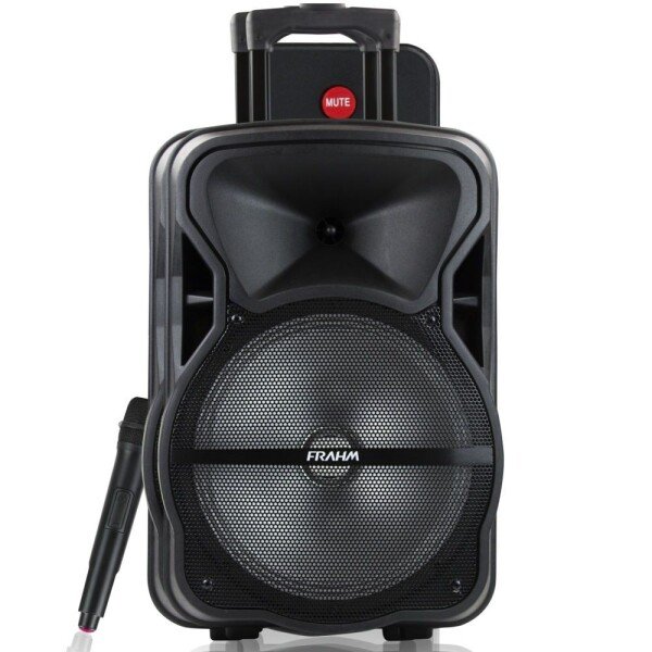 Caixa de Som CM 600 BT Frahm USB/SD/P10/AUX Radio FM Bivolt ...