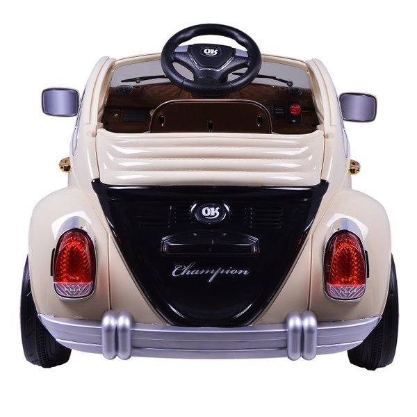 Carro Elétrico Infantil Fusca com Controle Remoto Belfix Bege ...
