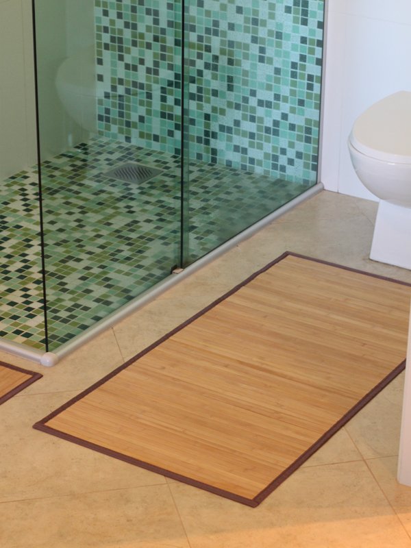 Tapete de bambu para banheiro Clearance