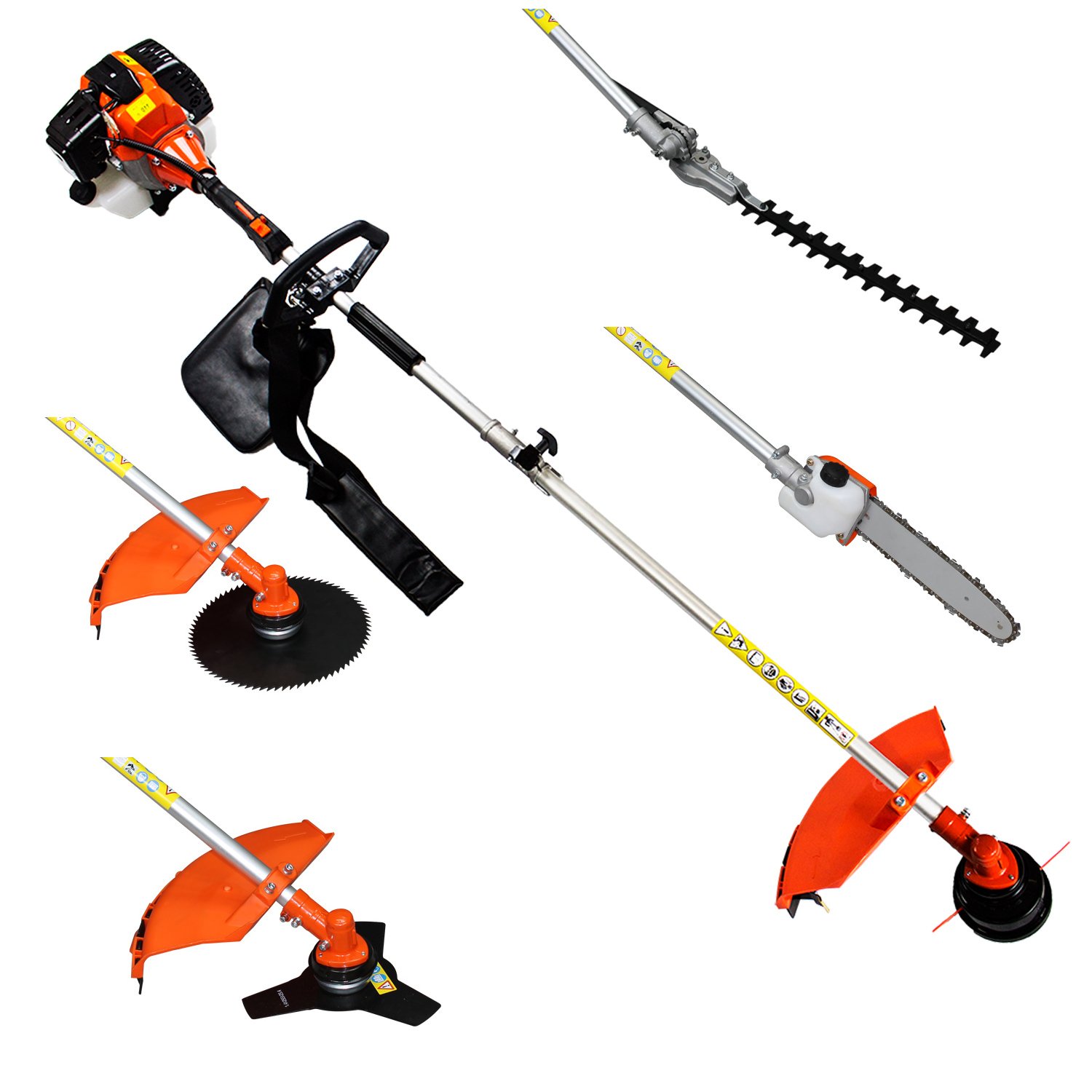 Roçadeira à Gasolina Lateral Multifuncional 5 em 1 - 52CC - NR52 Menor preço em Roçadeira à Gasolina Lateral Multifuncional 5 em 1 - 52CC - NR52