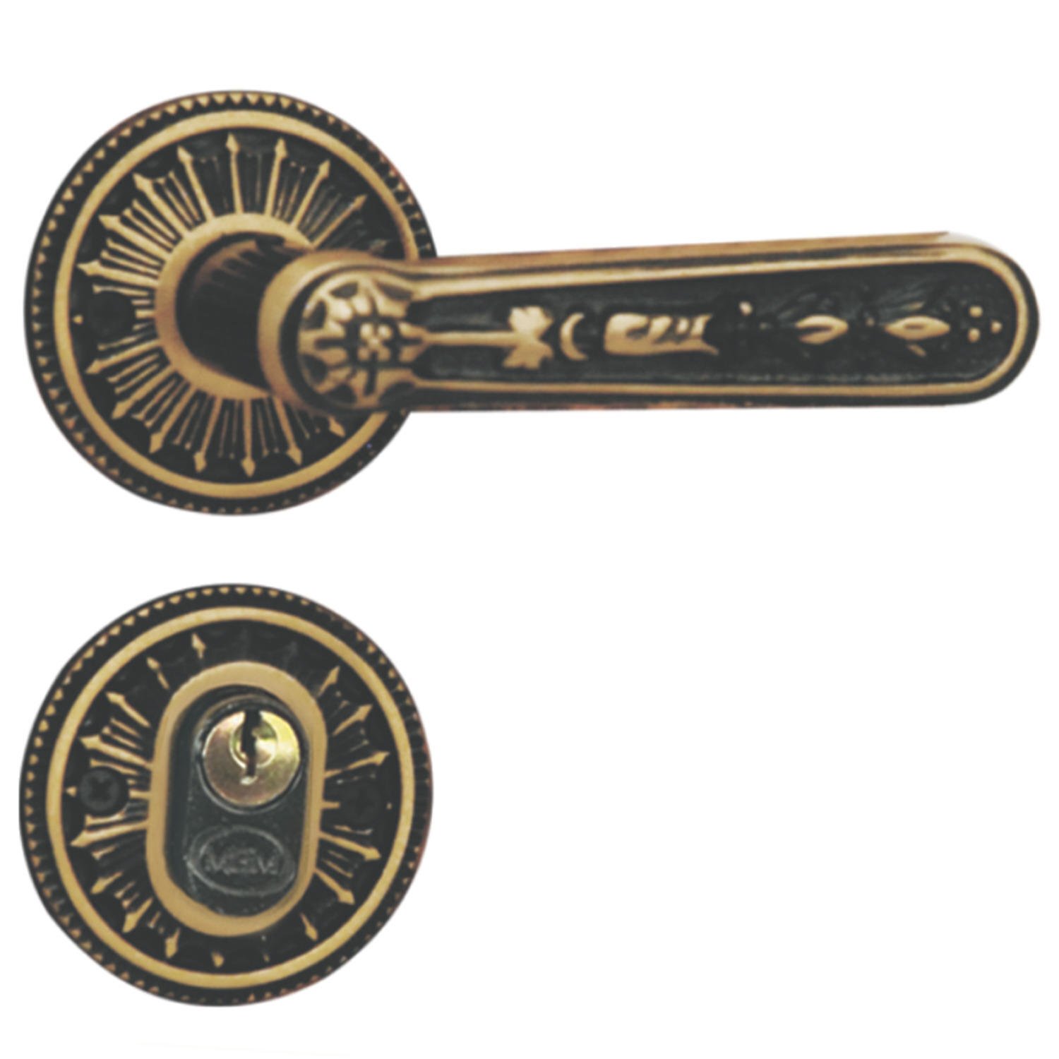 Fechadura Externa Roseta Aço 40mm MGM Colonial Bronze Latonado é ruim? Fechadura Externa Roseta Aço 40mm MGM Colonial Bronze Latonado é boa?