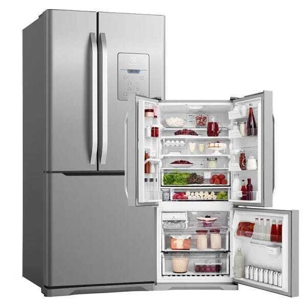 Geladeira / Refrigerador 3 Portas DM83X Inox 579 Litros, Ice Maker e