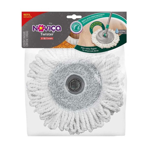 Refil para mop Novica twister BT190R Bettanin Branco é boa?
