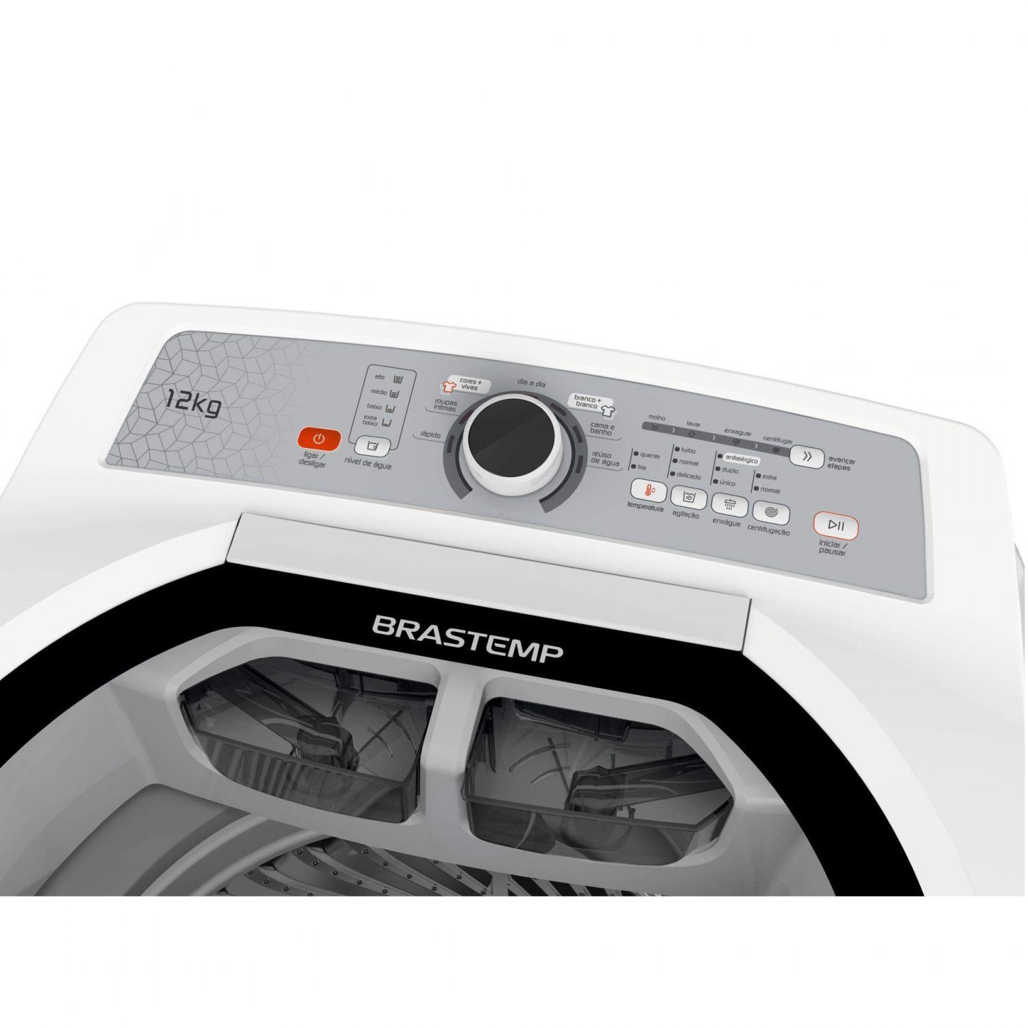Máquina de Lavar Roupas 12kg Água Quente com Superfiltro BWQ12AB ...
