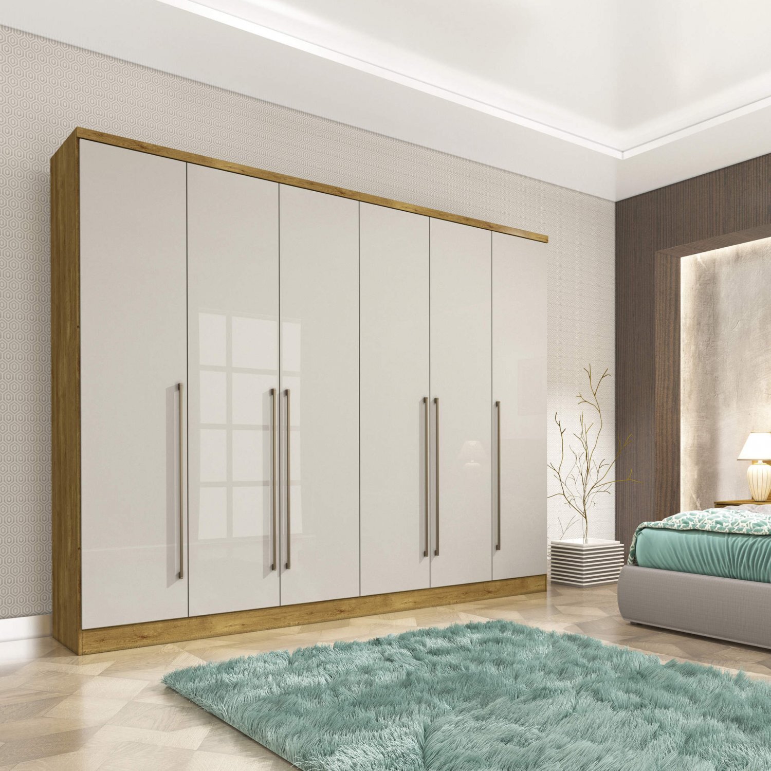 Guarda Roupa Casal 6 Portas 8 Gavetas Sevilla Tcil Móveis Cumaru Rustic/Off White é ruim? Guarda Roupa Casal 6 Portas 8 Gavetas Sevilla Tcil Móveis Cumaru Rustic/Off White é boa?