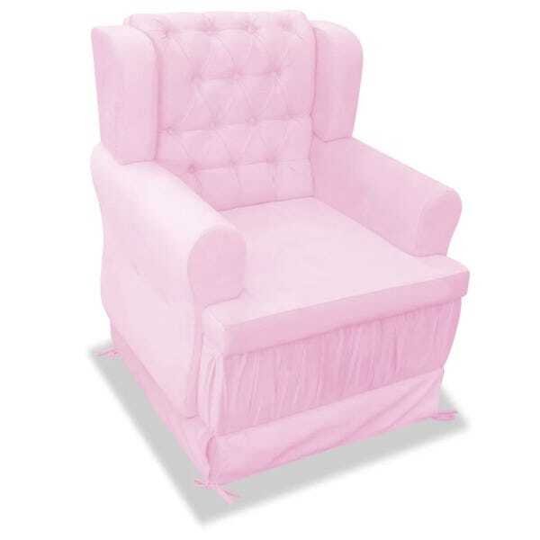 Poltrona De Amamentacao Fixa Carolina Quarto Bebe Sofa Cadeira Corano Rosa Bebe Am Decor Rosa Bebe Madeiramadeira