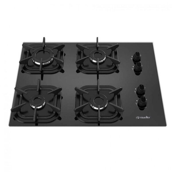 Cooktop 4 Bocas com Queimador Ultra Chama Mueller MadeiraMadeira