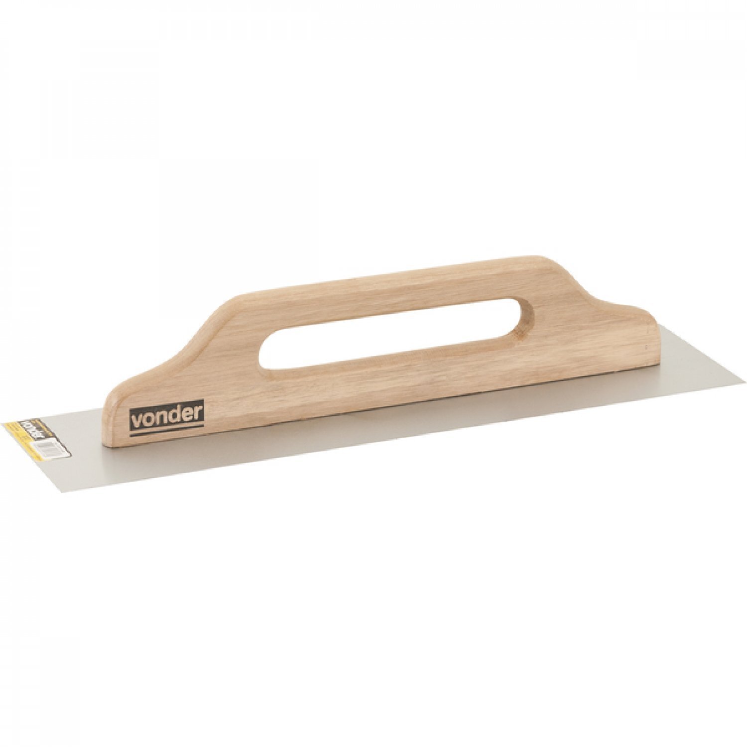 Desempenadeira De Aco Lisa 120 Mm X 480 Mm Com Cabo De Madeira Vonder Madeiramadeira