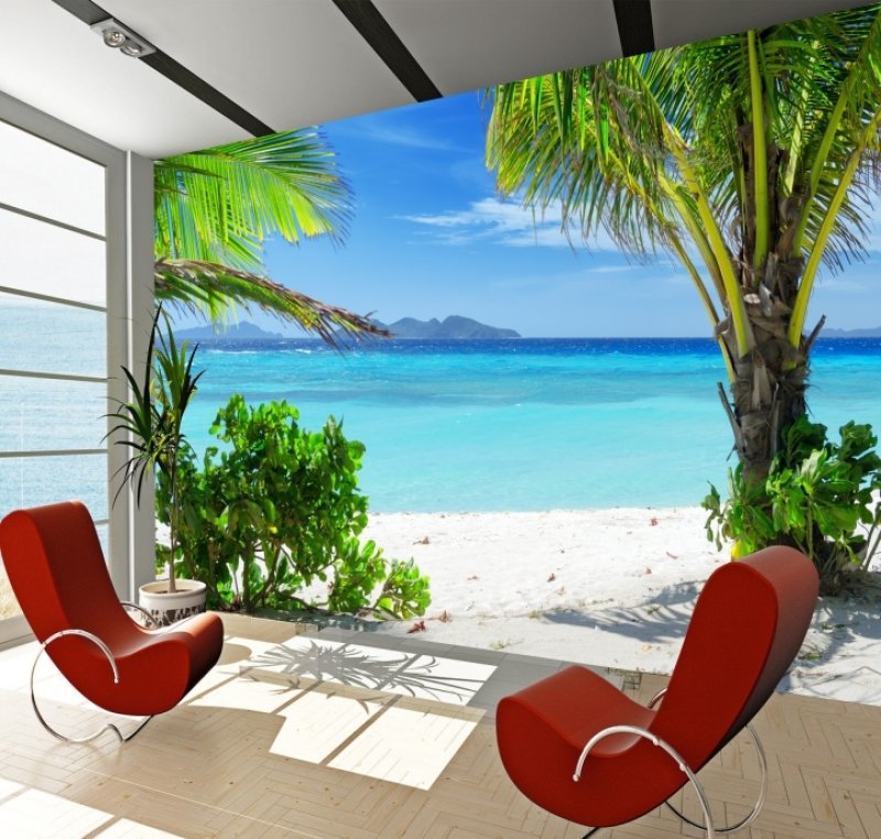 Download Quarto papel de parede praia For iPhone Free